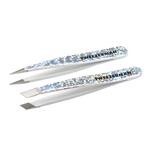 Tweezerman Micro Mini Slant & Point Tweezer Set