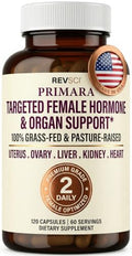 Grass Fed Beef Organ Supplement for Women – 120 Capsules for Hormone Balance & Vitality