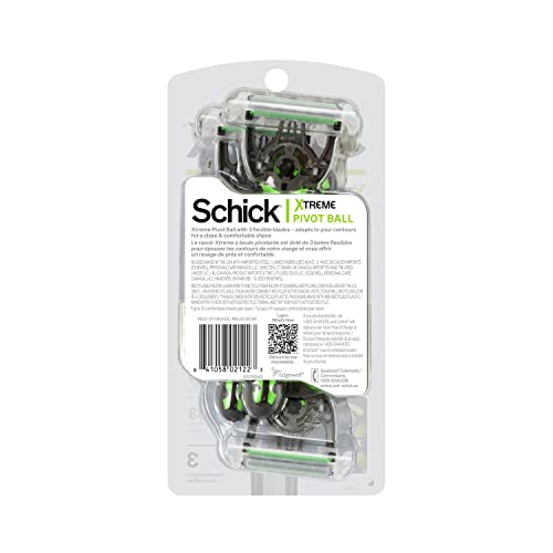 Schick Xtreme Pivot Ball Razor ? Disposable Razors Men, Pivot Razor, Schick Pivot Ball, 3 Count
