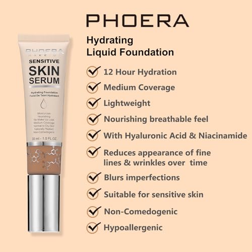 PHOERA Foundation Makeup for Mature Skin N05 Tan