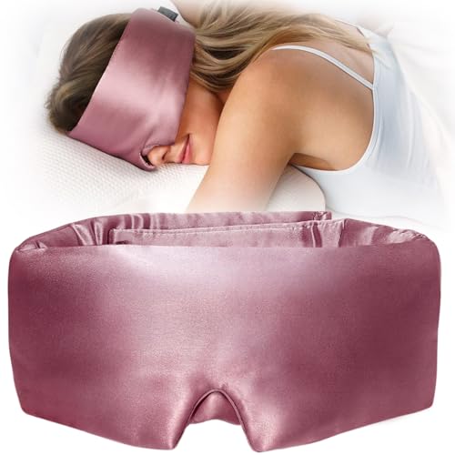 YFONG 1 pack silk bonnet+1 pack silk sleep mask