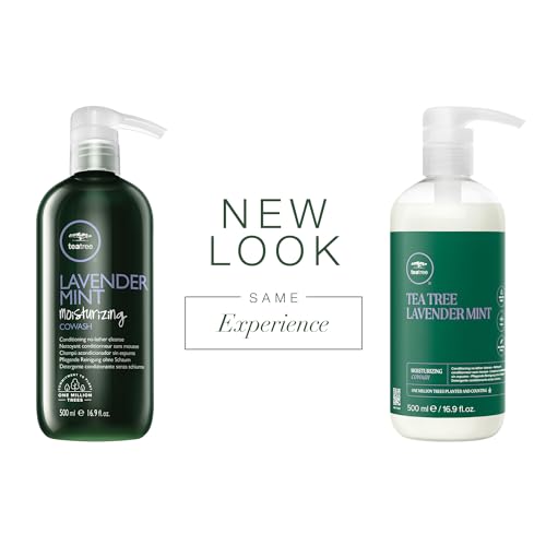 Tea Tree Lavender Mint Moisturizing Cowash, Cleansing Conditioner, For Coarse, Curly + Dry Hair