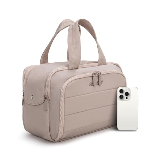 Montana West Large Travel Toiletry Bag with Brush Holder