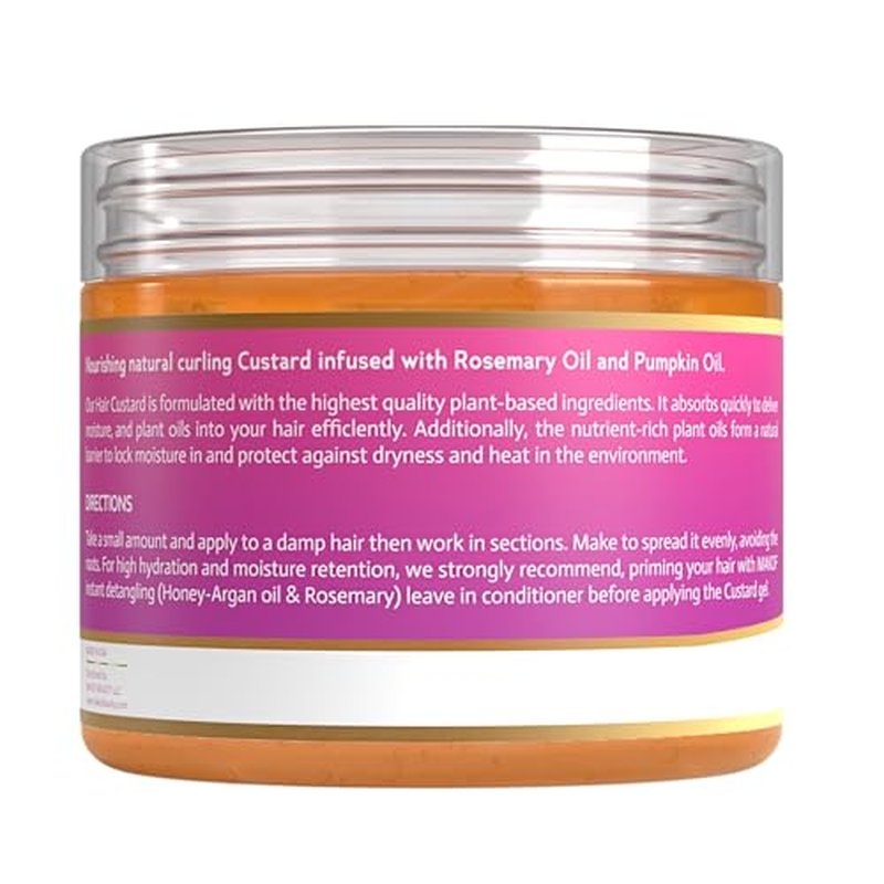 MAKOF BEAUTY Curl Defining Custard Gel - 12 fl oz