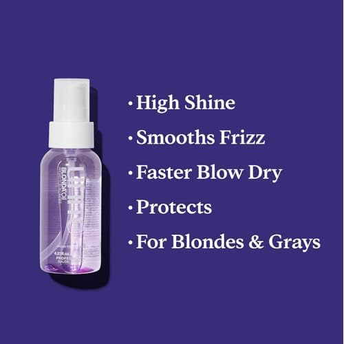 UNITE Hair ? BLONDA Oil ? Argan Infused Oil for Blonde, Gray & Highlighted Hair ? Seals, Smooths & Adds Brilliant Shine ? UV & Thermal Protection ? 4.23 Fl Oz