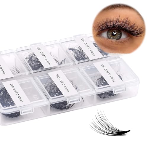 FADLASH Premade Lash Fans 300pcs 20D Eyelash Extensions