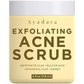 Exfoliating Acne Scrub, 4 fl oz(118 ml), Exfoliating Acne Face Wash, Natural Facial Scrub for Severe and Hormonal Acne, Facial Acne Scrub for Teens, Women, Men, and Adults, 120-Day Supply