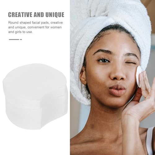 Beavorty Cotton Pads 900pcs Non-Woven Makeup Remover Facial Cleansing Rounds