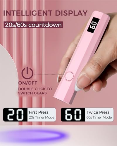 UV Nail Light Handheld Portable LED Lamp 3W