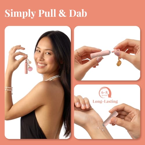 PUREAMOR Pheromone Perfume 4-Pack Keychain Set, 2ml High Concentration