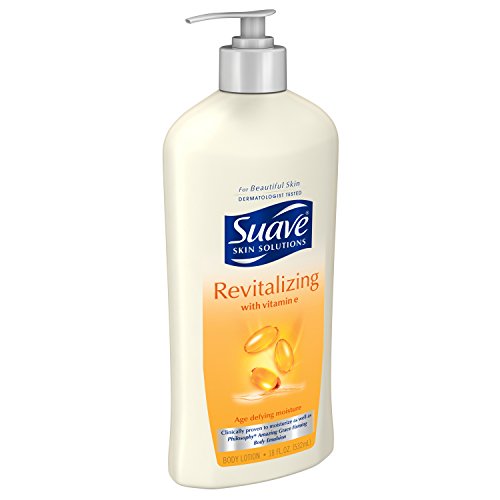 Suave Skin Solutions Body Lotion, Revitalizing with Vitamin E, 18 oz