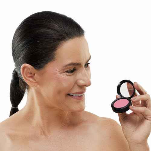 Jerome Alexander Blush ¡®n¡¯ Kiss Cream Blush for Cheeks & Lips | Creamy, Lightweight, Buildable Coverage | Balm Face Makeup | Tint Vermillion