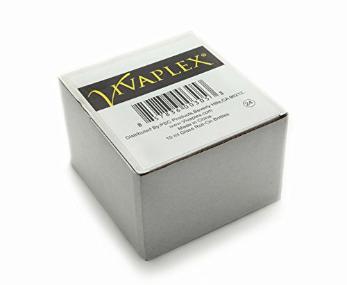 Vivaplex 24-Pack 10ml Clear Glass Roll-On Bottles