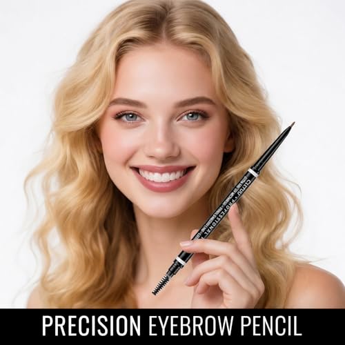 Micro Eyebrow Pencil 4-Pack Taupe - Waterproof, Long-Lasting Brows
