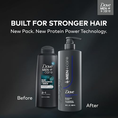 Dove Men+Care 2-in-1 Shampoo Eucalyptus Birch 18oz