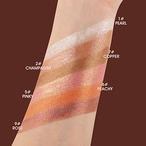 Eyeshadow Stick Pencil - Creamy Metallic & Matte Makeup (6# Peachy)
