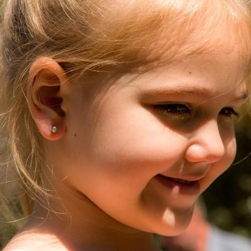 Ear Piercing Gun Kit - 6 Pcs Disposable Set with Earrings & Tools