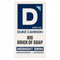 Duke Cannon Midnight Swim Big Brick of Soap - Sandalwood & Lavender Men's Moisturizing Bar, 10 oz