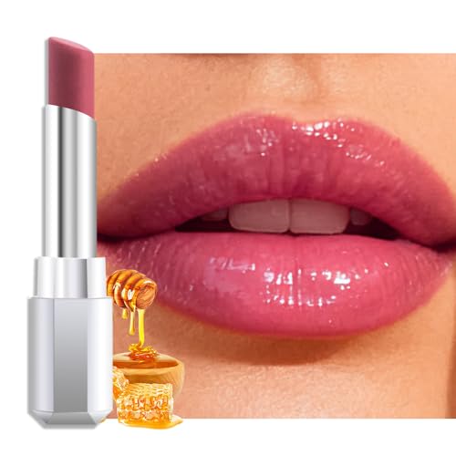 Rose Honey Tinted Lip Balm - Moisturizing Shine Lipstick