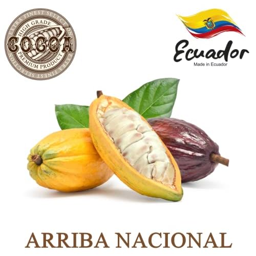 Plant Guru Raw Cocoa Butter 2 lbs. Bar - 100% Pure Natural Unrefined FOOD GRADE Arriba Nacional Cacao Bean, Great For Chocolate Making, Soap, Lip Balm and Moisturizer For DIY Body Butters