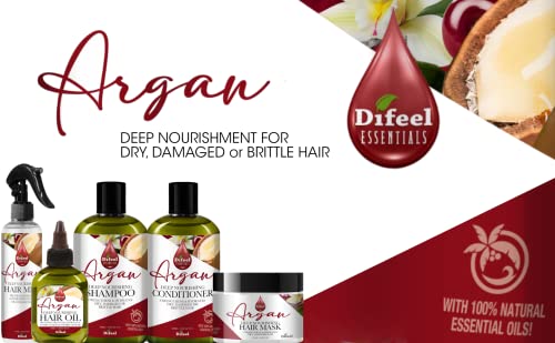 Difeel Essentials Argan Hair Mask - Deep Conditioning 8 oz.