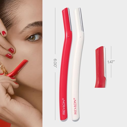 Stainless Steel Dermaplaning Blades for Facial Hair Removal - 2 Count