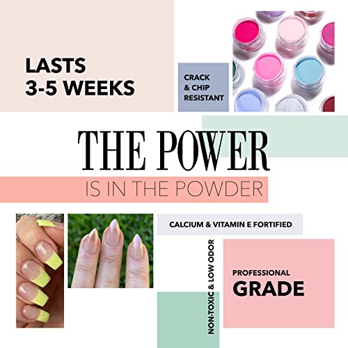 Revel Nail Clear Dip Powder - Vivien (Sheer) 0.5 oz Long-Wear Overlay