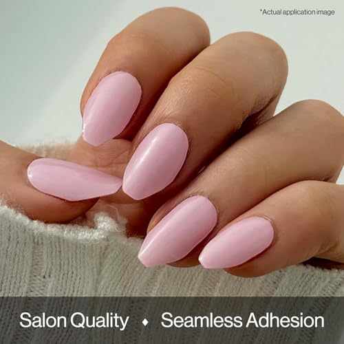 ohora Strawberry Milk Semi Cured Gel Nail Strips - 30 Pack