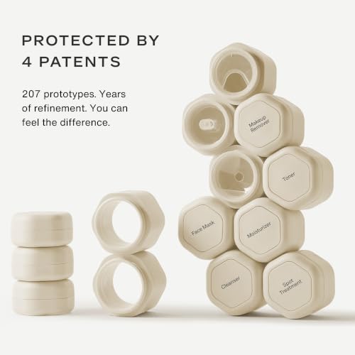 Cadence Haircare Capsule Set - TSA Magnetic Travel Containers (1.32oz)