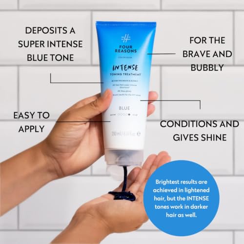 FOUR REASONS Intense Blue Color Mask - Semi-Permanent Hair Conditioner