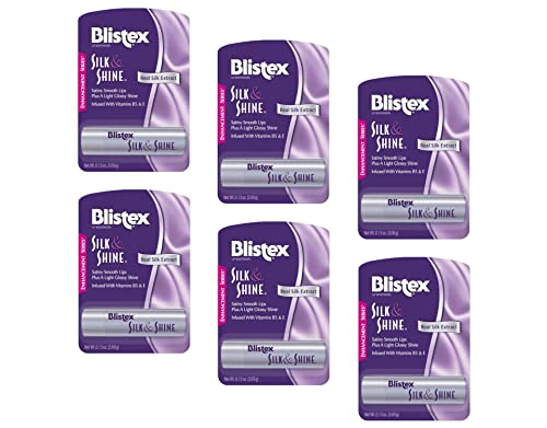 Blistex Silk & Shine Lip Moisturizer 0.13 oz - Pack of 6