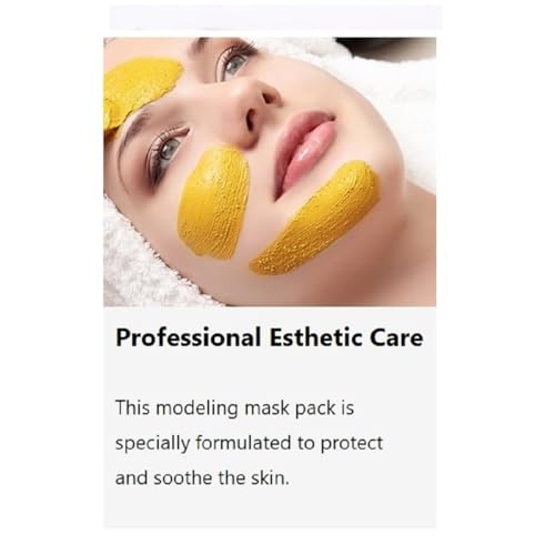 jNE Anskin Original Modeling Mask Powder Pack | Korean Skincare Face Pack for Calming Irritated Skin, Deep Hydration & Pore-Cleansing Care (8.47oz / 240g, Collagen)