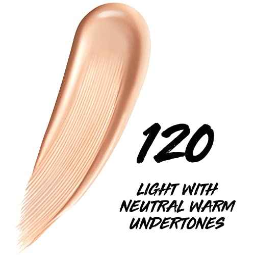 Maybelline Super Stay Up to 24HR Skin Tint, Radiant Light-to-Medium Coverage Foundation, Makeup Infused With Vitamin C, 120, 1 Count
