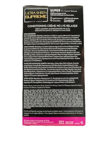 Ultra Sheen Supreme No-Lye Relaxer Conditioning Creme Kit