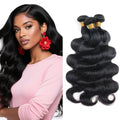 30 32 34 inch Body Wave Human Hair Bundles Natural Black #1B