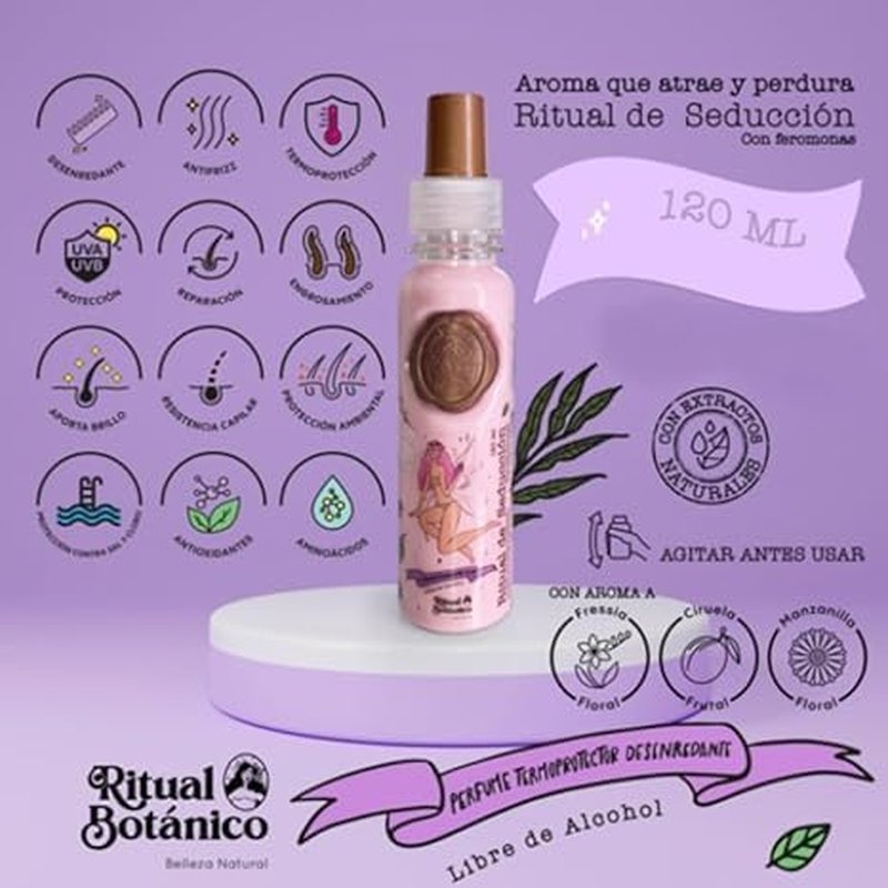 Keratina Ritual Botanico 250ml & Termo Protector 120ml - Vegan Hair Smoothing Treatment