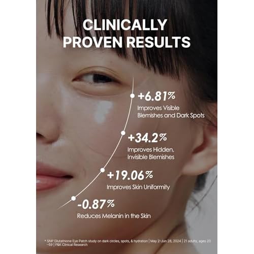 [K Beauty Snp] Glutathione Dark Zero Toning Eye Patch & Variety Ampoule Sheet Mask Set