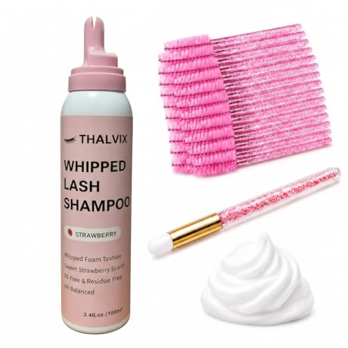 Lash Extension Shampoo Kit 100ml with Brush & Spoolies