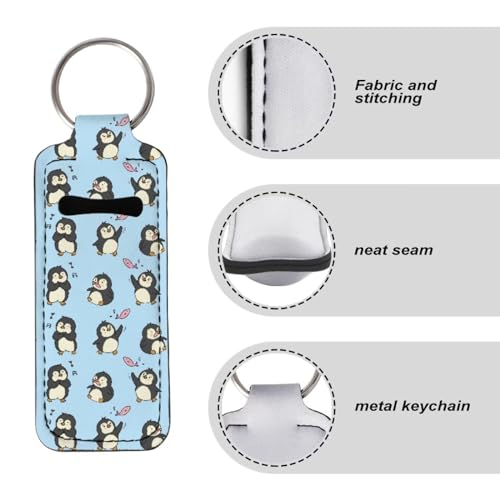 Chapstick Keychain Holder for Women – Lip Balm Carrier