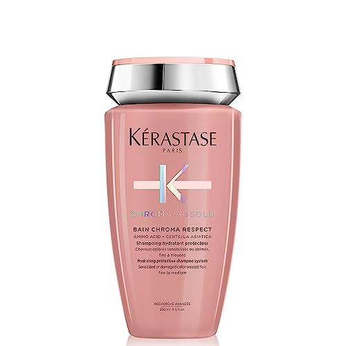 kerastase Chroma Absolute Chroma Respect Shampoo For Sensitized or Damaged Color-Treated Hair - Protects and Hydrates Fine To Medium Hair with Glycerin and Hyaluronic Acid