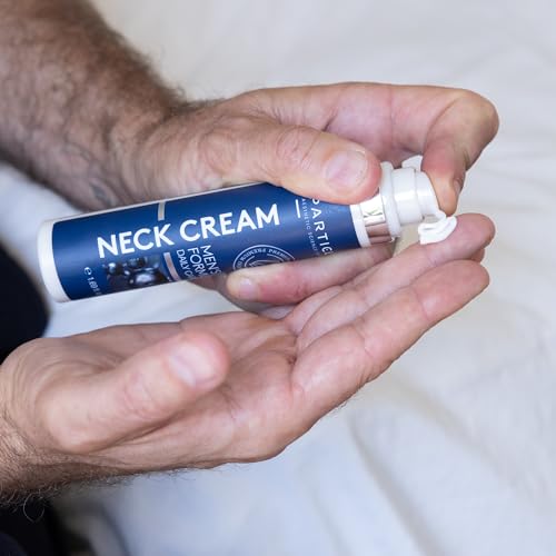 Particle Neck Cream, Daily Skin Care for Men with Collagen, Hyaluronic Acid, Retinol, Vitamin E, Moringa Oil & Shea Butter for Health Skin Support, Hydrating Men¡¯s Body Lotion, 1.7 fl oz