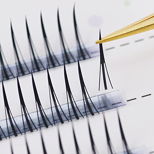 Fishtail Eyelash Extensions Mix Length 10D A Curl Clusters