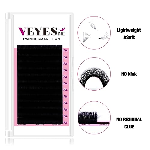 Cashmere Smart Fan Lash Extensions 0.05 D Curl 8-16mm