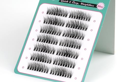Onlyall Lash Clusters C Curl Natural Wispy Eyelash Extensions