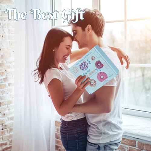 KAV Donut Bath Bombs Gift Set ? 4 Piece Handmade Organic Bath Bomb Kit with Essential Oils ? Relaxation Spa Gift for Women, Men, Teens, Kids ? Self Care & Aromatherapy Soak