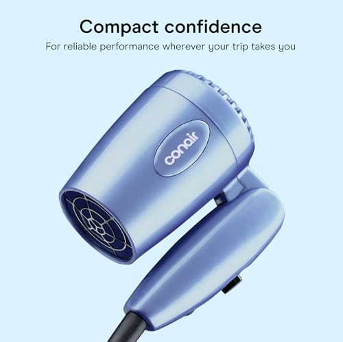 Conair Dual Voltage Hair Dryer Compact Folding 1600W