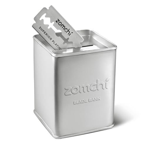 Razor Blade Bank with 100 Counts Safety Razor Blades