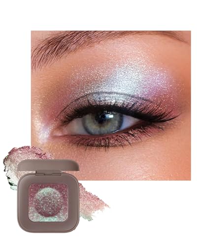 Duochrome Glitter Eyeshadow Palette - Mauve Blue Waterproof