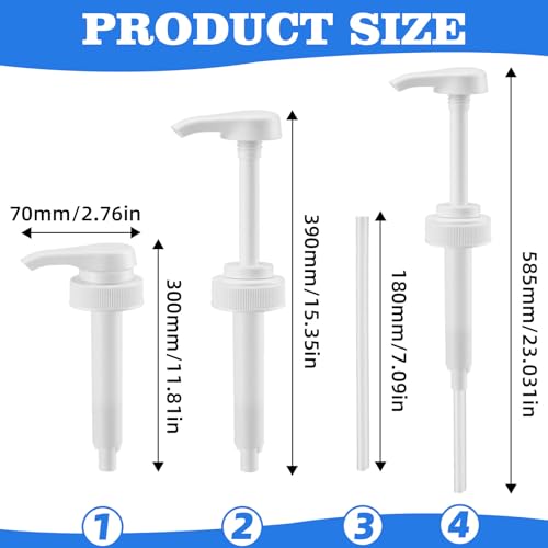 38/400 Gallon Pump Dispenser (2 Pack) - Leak-Proof, Precision Dosing