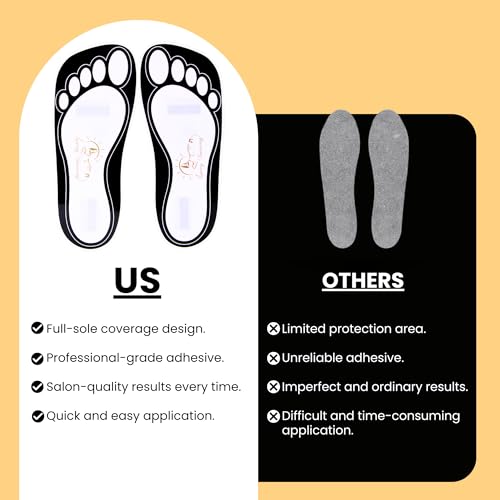60Pairs(120Feets) Disposable Stick Spray Tanning Feet Pads Perfect for preventing spray tan solution,Deluxe & Hygienic Spray Tan Feet Pads-Ideal for Salons and Spas or Home,Easy to Apply